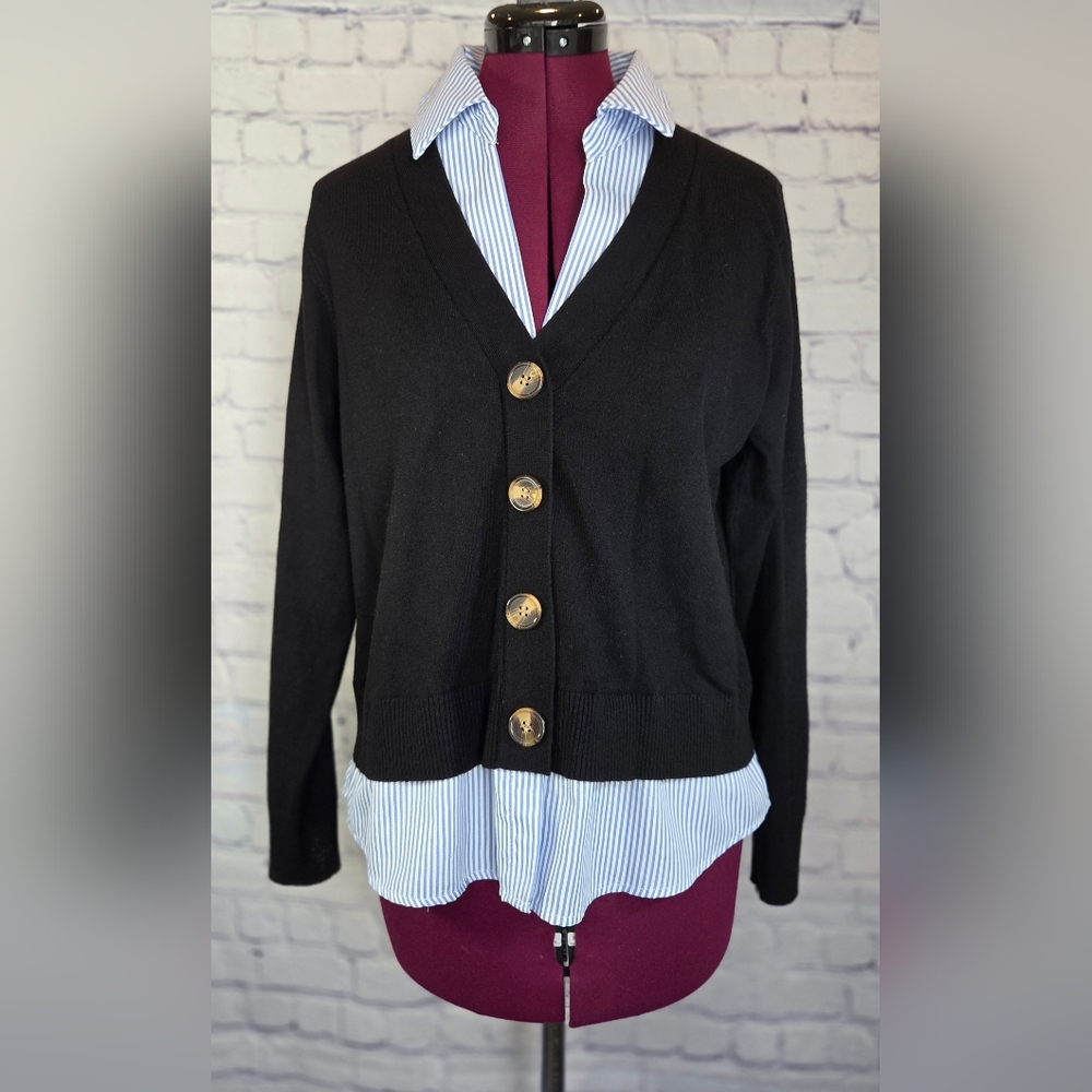 Sioni Black Cardigan